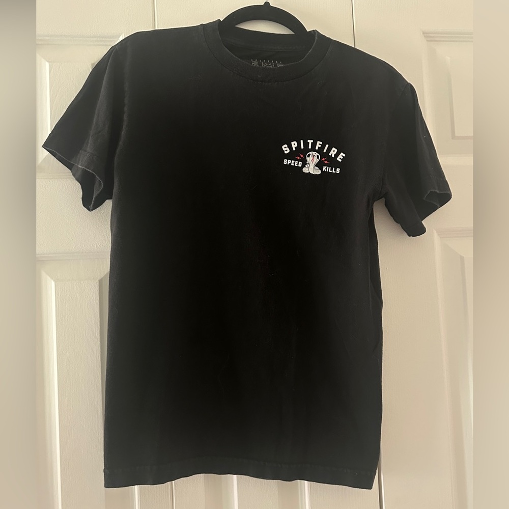 Spitfire Black Unisex T-Shirt